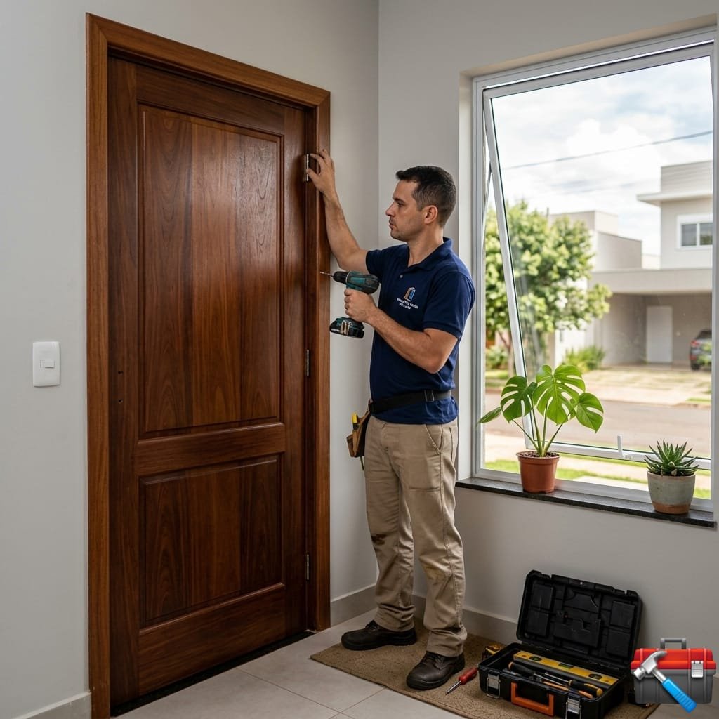 Instalação de portas de madeira em Rio Claro SP